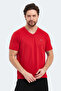 Katriina Men's V-Neck Red T-Shirt