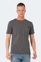 Vesela Men's Dark Gray T-Shirt with Pockets