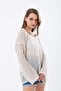 MODA MH SPANISH SLEEVE BOWKNOT HOLE BLUZ، تونك، سترة - 3
