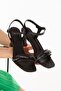 Large Size Stoned Single Strap Evening Dress Shoes