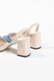 Werner Women's Double Color Bow Detail Heeled Shoes - 3