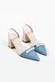 Werner Women's Double Color Bow Detail Heeled Shoes - 4