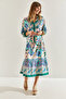 Women's Multi Patterned Viscose Dress60251102 - 3