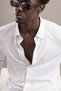 Regular Fit Collar Buttoned Cotton Lycra Shirt - 7