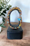 Thermal Quartz Pattern Natural Stone Bracelet Colorful Rolling Pin Bracelet Original Stone - 6