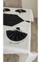Colber Line Detailed Tablecloth (Cream-Black) 8 Person 18 Piece - Table 160X180...160X350 - 5