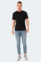 Vesela Men's Black T-Shirt with Pockets - 7