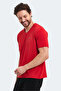 Katriina Men's V-Neck Red T-Shirt - 3