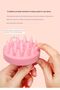 Soft Silicone Toothed Comb Scalp Massage Comb Shampoo Shower Brush Bath Hair Care Comb