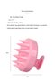 Silicone Head Massage Hair Washing Brush Brush Hair Scalp Massage Shampoo Comb Shower Brush