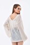MODA MH SPANISH SLEEVE BOWKNOT HOLE BLUZ، تونك، سترة - 6