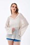 MODA MH SPANISH SLEEVE BOWKNOT HOLE BLUZ، تونك، سترة - 5