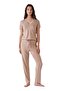 Women's Soft Textured Mink Pajamas Set