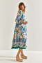 Women's Multi Patterned Viscose Dress60251102 - 7