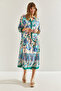 Women's Multi Patterned Viscose Dress60251102 - 4