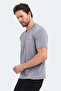Katriina Men's V-Neck Gray T-Shirt - 3
