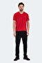 Katriina Men's V-Neck Red T-Shirt - 7