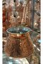 Copper Coffee Pot 7-Cup Carved Handcrafted Family Size Stylish Design Coffee Pot Turkish Coffee Pot - 4