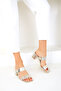 Silver Snake Women's Classic Heeled Shoes 19169 - 3