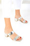 Silver Snake Women's Classic Heeled Shoes 19169 - 2