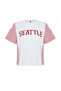 Red Striped Printed Oversize 100% Cotton Knitted T-Shirt Tbbss24Bf00017 - 7