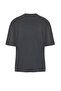 Anthracite Oversize/Wide Cut City Printed 100% Cotton T-Shirt Tmnss20Ts1102 - 8