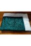 Velvet Tablecloth with Guipure Lace 160X220 cm Tablecloth for 12 People - 2