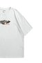 Unisex White Kendrick Lamar  a Butterfly Printed Oversize Crew Neck Short Sleeve T-Shirt - 4