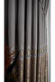 Clipboard Background Curtain Mink Gold - Single Wing with Gold Gray Stripe Frequent Pleated Jacquard Bright Pattern - 6