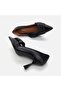 Black Genuine Leather Women's Stiletto - 6