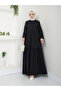 Women's Viscose Fabric Shirt Collar Hijab Dress