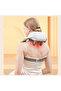 Shiatsu neck and back massager wireless electric deep tissue 5d kneading massage cushion shoulder ... - 3
