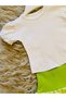 Sequin tulle flared skirt short sleeve bodysuit girl child 2-piece set - 2