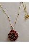 Large Cevşen Necklace - with Chain - Necklace Lanyard Gift / Handmade Crystal Beads Knitted / - 2