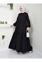 Women's Viscose Fabric Shirt Collar Hijab Dress - 2
