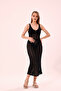 Openwork Print Long Pareo Beach Dress