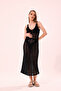Openwork Print Long Pareo Beach Dress - 5