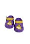Copy - Non-Slip Sole Girls Slippers Purple Yellow - 2