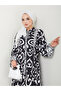 Women's Viscose Patterned Hijab Dress - 5