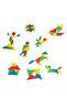 Tangram 32 Piece Unlimited Shape Unlimited Fun Educational Intelligence Game for 5+Years Old Children - 2