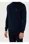 U.S. Polo Assn. Turtleneck Slim Fit Navy Blue Men's Sweater Forbes-Sk23 - 6