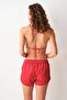 Plain Woven Shorts Red239360 - 2