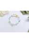 Aquamarine Bracelet - With Pearl and Broken Natural Stone Detail - 3