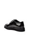 2980 Black Patent Leather Genuine Leather Men's Casual Shoes - 4