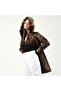 معطف جلد نسائي من Donna Camel - 3