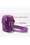Women's Purple Krinkl Minimal Backpack and Chest Bag Bodybag 109k - 2