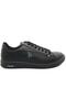 Unisex Black Lace-up Sneaker Shoes - 2