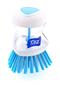 Color According to Stock Status Will Be Sent ⚠️   Plastic Dish Brush with Detergent Container (Blue)