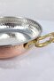 Handmade Set of 3 Copper Pans (14-16-18 cm) Egg, Kuymak, Omelet Pan - 4