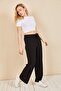 Women's Elastic Waist Aerobin Wide Leg Pants - 2